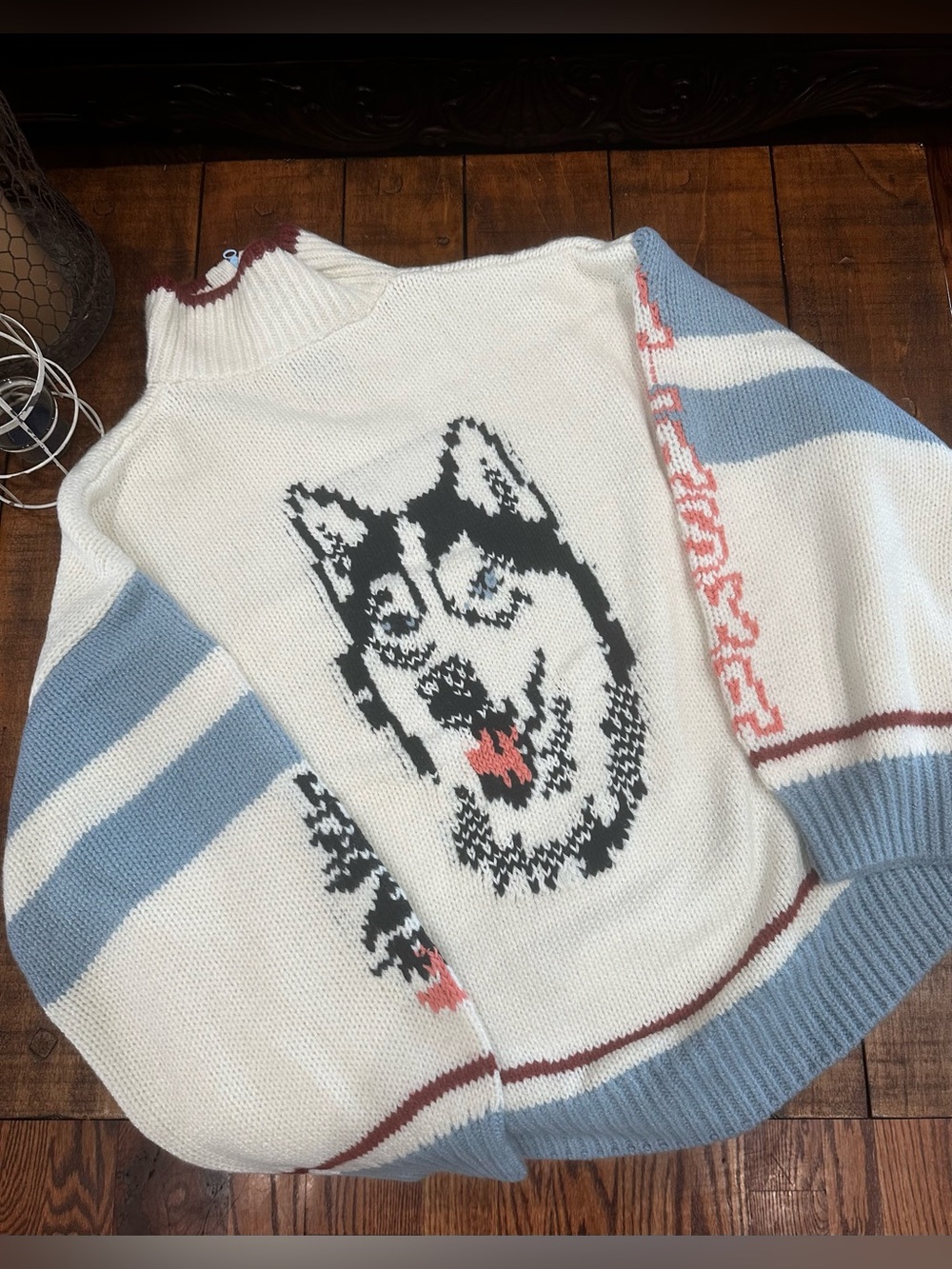 UO Lizzie Alaska Husky Quarter Zip Pullover Sweater - Picture 8 of 13